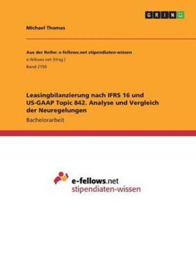 Cover for Thomas · Leasingbilanzierung nach IFRS 16 (Buch) (2016)