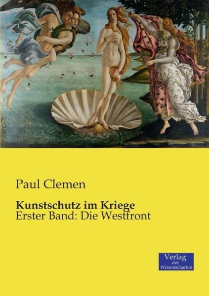 Cover for Clemen · Kunstschutz im Kriege.1 (Bog) (2019)