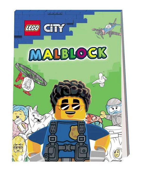 Cover for AMEET Verlag · LEGO® City - Malblock (Paperback Book) (2021)
