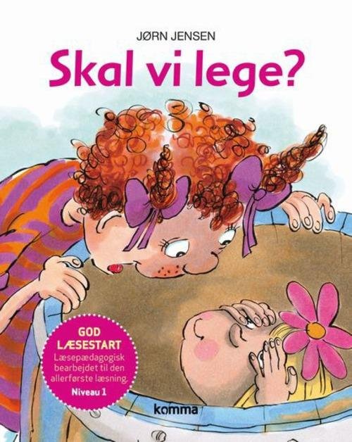 Cover for Jørn Jensen · Kommas læsestart: Skal vi lege? - Niveau 1 (Innbunden bok) [2. utgave] [Indbundet] (2014)