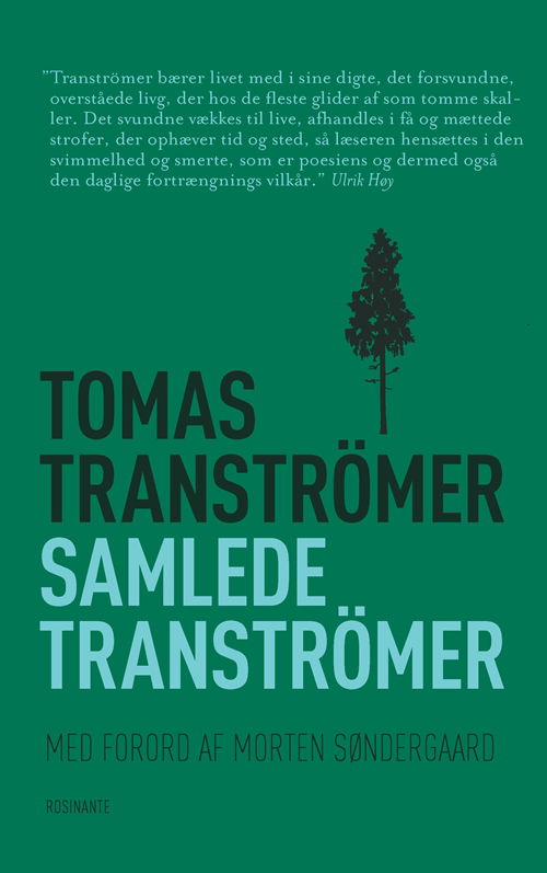 Cover for Tomas Tranströmer · Samlede Tranströmer, klassiker (Sewn Spine Book) [1. Painos] (2011)