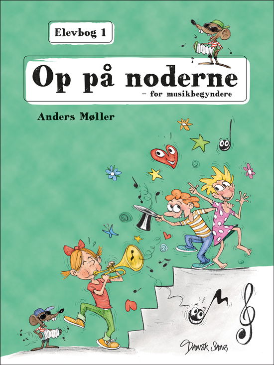 Cover for Anders Møller · Op på noderne ? Elevbog 1 (Paperback Book) (2022)