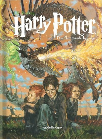 Cover for J. K. Rowling · Harry Potter: Harry Potter och den flammande bägaren (Gebundesens Buch) (2019)