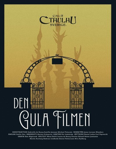 Cover for Michael Petersén · Call of Cthulhu Sverige: Den gula filmen (Book) (2020)