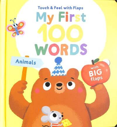 Cover for Animals - My First 100 Words Touch Feel (Hardcover Book) (2021)