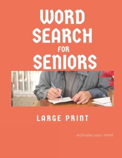 Cover for Marion Cotillard · Large Print Word Search for Seniors (Paperback Book) (2020)