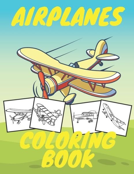 Airplanes Coloring Book - Golden Books - Bøker - Independently Published - 9798565822915 - 16. november 2020