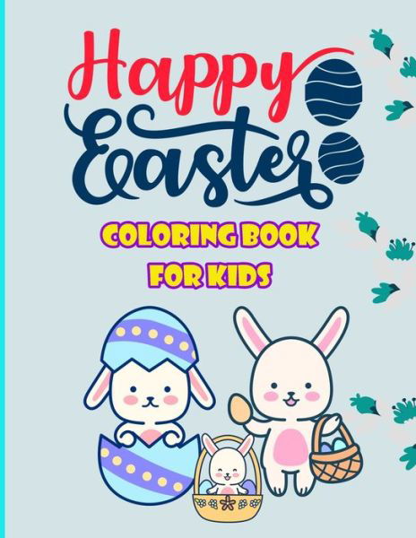 Cover for Onlygifts Publishing · Happy Easter Coloring book for kids (Pocketbok) (2021)