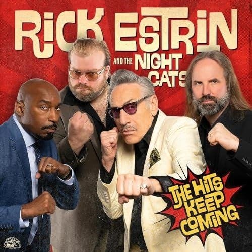 Cover for Rick Estrin &amp; The Nightcats · The Hits Keep Coming (LP) (2024)