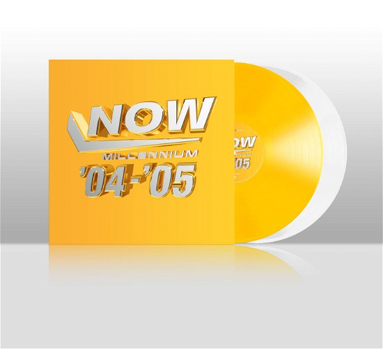 Cover for Now Millennium 2004-2005 / Various · Now - Millennium 2004-2005 (LP) [Yellow &amp; White Vinyl edition] (2024)