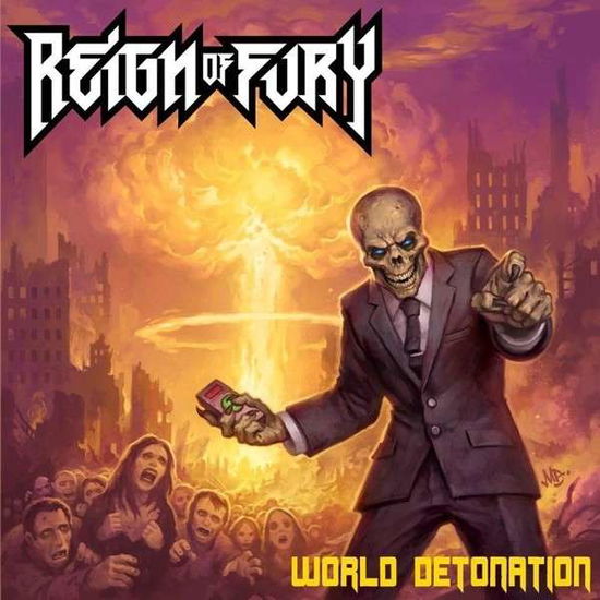 Cover for Reign Of Fury · World Detonation (LP) [Limited edition] (2014)