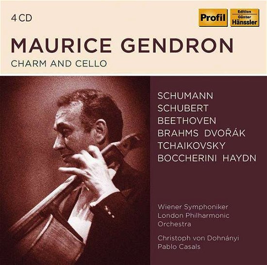 Maurice Gendron: Charm and Cello - Maurice Gendron - Musik - PROFIL - 0881488180916 - 28. juni 2019