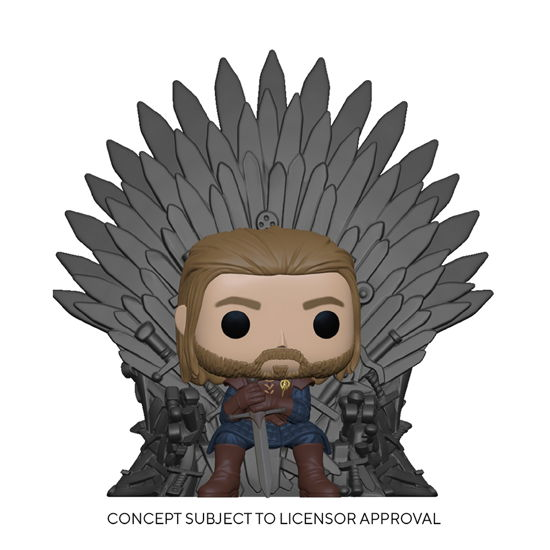 Game of Thrones- Ned Stark on Throne - Funko Pop! Deluxe: - Gadżety - Funko - 0889698567916 - 25 sierpnia 2021