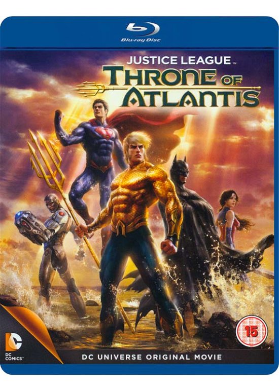 Cover for Jlthrone of Atlantis Bds · DC Universe Movie - Justice League - Throne Of Atlantis (Blu-ray) (2018)