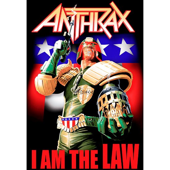 Anthrax Textile Poster: I Am The Law - Anthrax - Koopwaar -  - 5055339750916 - 