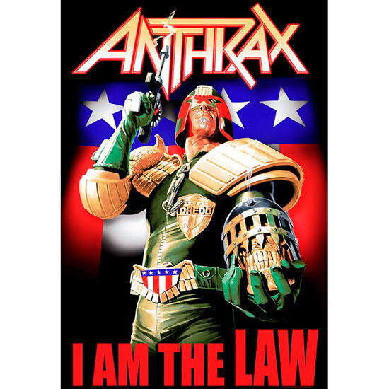 Anthrax Textile Poster: I Am The Law - Anthrax - Merchandise -  - 5055339750916 - 