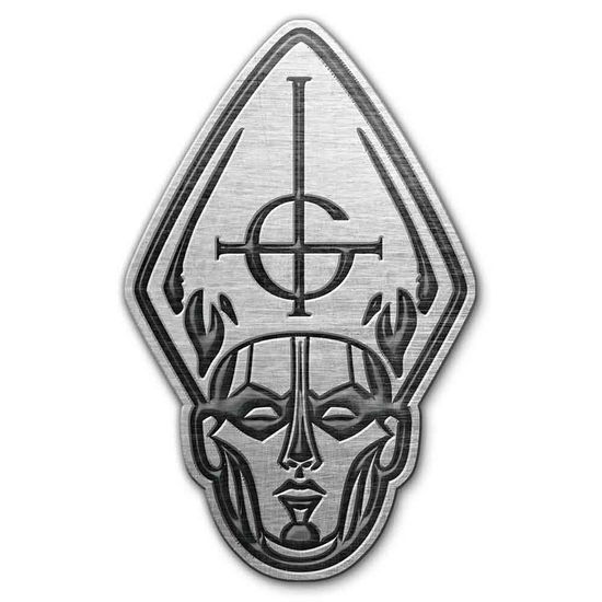 Ghost Pin Badge: Papa Head (Die-Cast Relief) - Ghost - Produtos - PHD - 5055339789916 - 28 de outubro de 2019