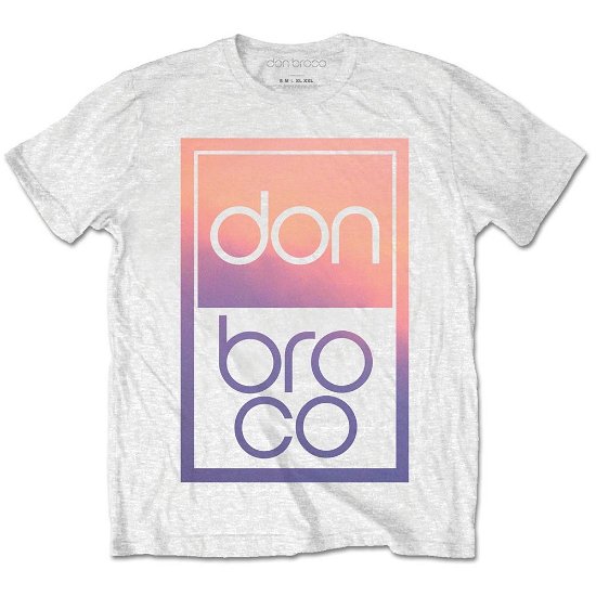 Cover for Don Broco · Don Broco Unisex T-Shirt: Gradient (T-shirt) [size S] [White - Unisex edition]