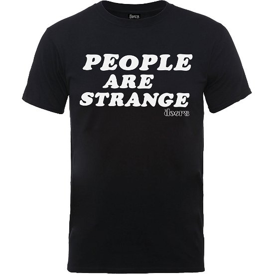 Cover for The Doors · The Doors Unisex T-Shirt: People Are Strange (T-shirt) [size S] [Black - Unisex edition] (2020)