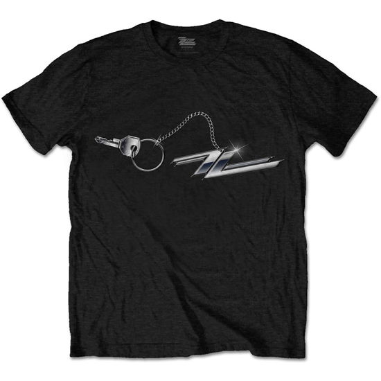 Cover for ZZ Top · ZZ Top Unisex T-Shirt: Hot Rod Keychain (T-shirt) [size S] [Black - Unisex edition]