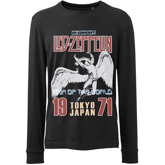 Cover for Led Zeppelin · Led Zeppelin Unisex Long Sleeve T-Shirt: Japanese Icarus (Kläder) [size S] [Black - Unisex edition]