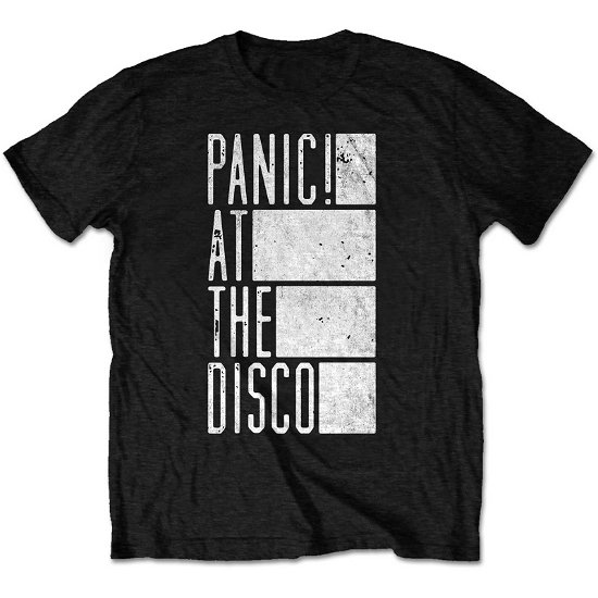 Panic! At The Disco Unisex T-Shirt: Bars - Panic! At The Disco - Marchandise -  - 5056561039916 - 