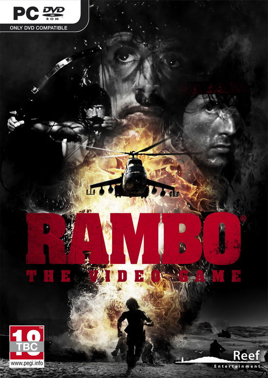 Cover for Rambo The Video Game Steam Code In Box PC · Rambo The Video Game (Leksaker) (2014)