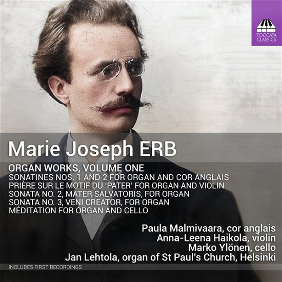 Cover for Malmivaara, Paula / Marko Ylonen / Anna / Leena Haikola / Jan Lehtola · Marie Joseph Erb: Organ Works Vol. 1 (CD) (2023)