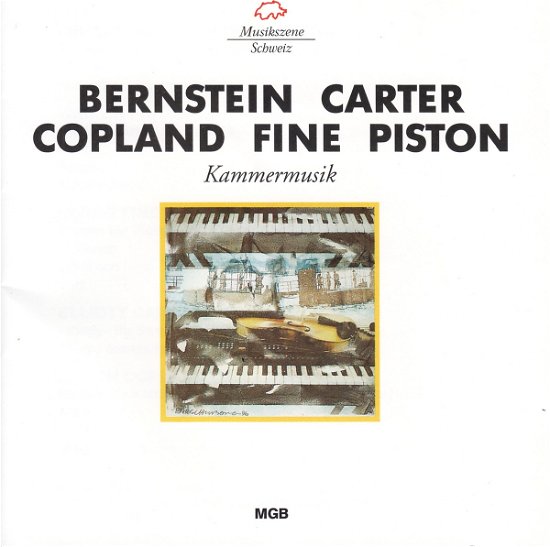 Cover for Brunner,Eduard / Amati Quartett/+ · Bernstein / Carter / Copland (CD) (2016)