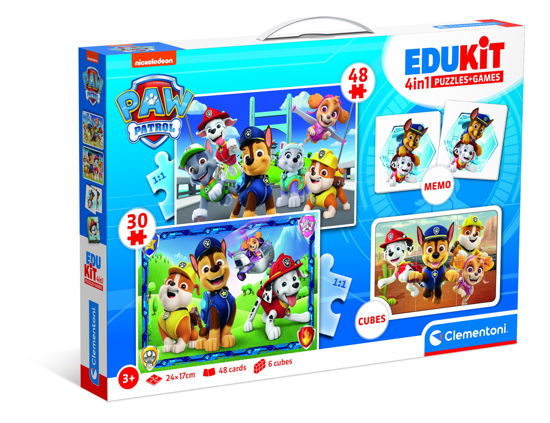 EDUKIT 4in1 Paw Patrol - Clementoni - Gesellschaftsspiele -  - 8005125182916 - 23. Juni 2023