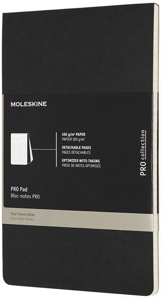 Cover for Moleskine · Moleskine Pro Pad Large Black (Papirvare) (2018)