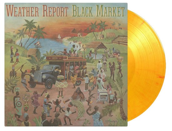 Cover for Weather Report · Black Market (LP) [Limited Flaming Coloured Vinyl edition] (2023)