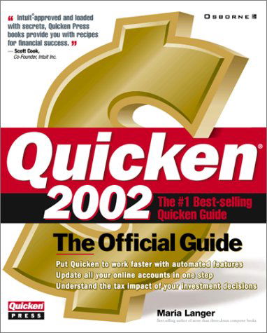 Cover for Maria Langer · Quicken (R) 2002: the Official Guide (Paperback Book) [1st edition] (2001)