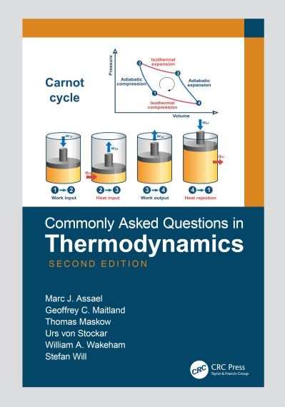Cover for Assael, Marc J. (Aristotle University, Thessaloniki, Greece) · Commonly Asked Questions in Thermodynamics (Gebundenes Buch) (2022)
