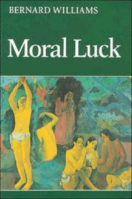 Cover for Bernard Williams · Moral Luck: Philosophical Papers 1973–1980 (Taschenbuch) (1981)