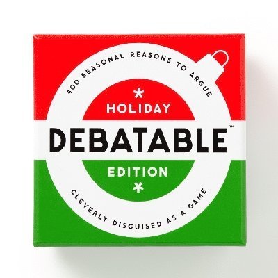 Debatable Holiday Edition Social Game - Brass Monkey - Bordspel - Galison - 9780735382916 - 12 september 2024