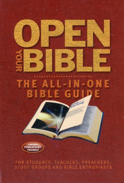 Open Your Bible - Manser - Books - Robert Frederick - 9780755489916 - March 16, 2012