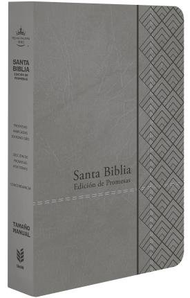 Santa Biblia de Promesas Reina Valera 1960- Tamano Manual, Letra Grande, Gris / Spanish Promise Bible Rvr 1960- Handy Size, Large Print, Gray - Unilit - Bøger - UNILIT - 9780789925916 - 15. januar 2022