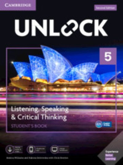 Cover for Jessica Williams · Unlock Level 5 Listening, Speaking &amp; Critical Thinking Student's Book, Mob App and Online Workbook w/ Downloadable Audio and Video - Unlock (Buch) [2 Revised edition] (2018)