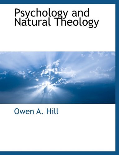 Cover for Owen A. Hill · Psychology and Natural Theology (Pocketbok) (2010)