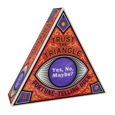 Cover for Chronicle Books · Trust the Triangle Fortune-Telling Deck: Yes, No, Maybe? (Flashcards) (2022)