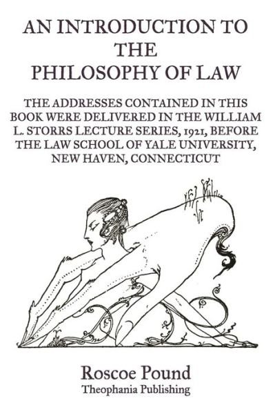 Cover for Roscoe Pound · An Introduction to the Philosophy of Law (Paperback Book) (2012)