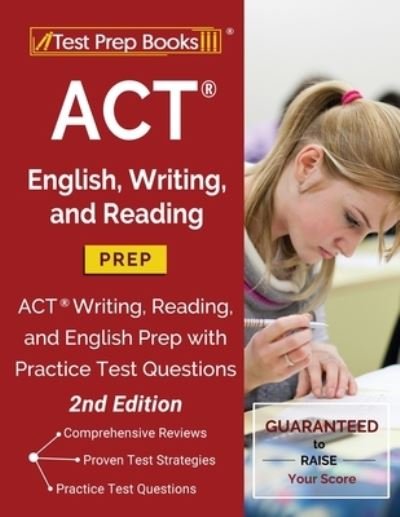 Cover for Test Prep Books · ACT English, Writing, and Reading Prep (Paperback Book) (2020)