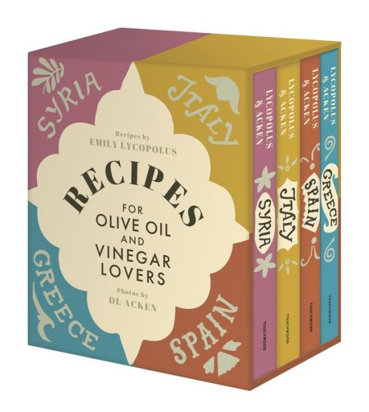 Recipes for Olive Oil and Vinegar Lovers Boxed Set - Emily Lycopolus - Książki - Touchwood Editions - 9781771512916 - 13 listopada 2018