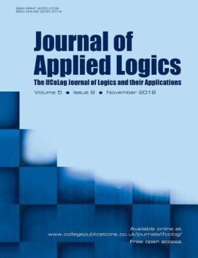 Cover for Dov Gabbay · Journal of Applied Logics - IfCoLog Journal (Pocketbok) (2018)