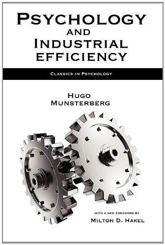 Cover for Hugo Munsterberg · Psychology and Industrial Efficiency (Paperback Book) (2010)