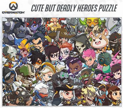 Cover for Blizzard Entertainment · Overwatch: Cute But Deadly Heroes Puzzle (N/A) (2019)