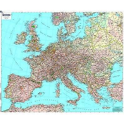 Cover for Michelin · Europe Political - Michelin rolled &amp; tubed wall map Encapsulated: Wall Map (Landkarten) (2009)