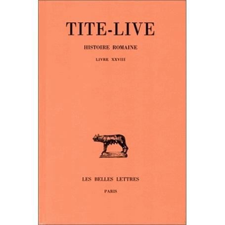 Cover for Tite-live · Histoire Romaine (Collection Des Universites De France Serie Latine) (French Edition) (Paperback Book) [French edition] (2002)