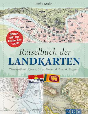 Cover for Philip Kiefer · Rätselbuch der Landkarten (Innbunden bok) (2021)